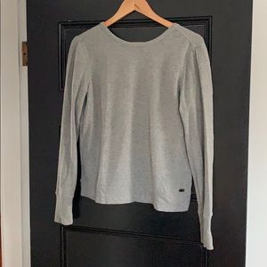 Dkny low back grey sweatshirt